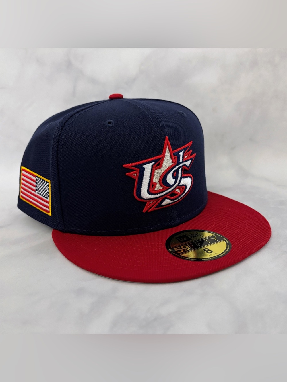 2026 WBC Team USA New Era 59FIFTY Fitted Hat Size 8 NWT